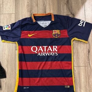 Nike FC Barcelona soccer football 11  Jersey Messi